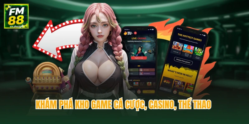 Khám phá kho game cá cược, casino, thể thao 